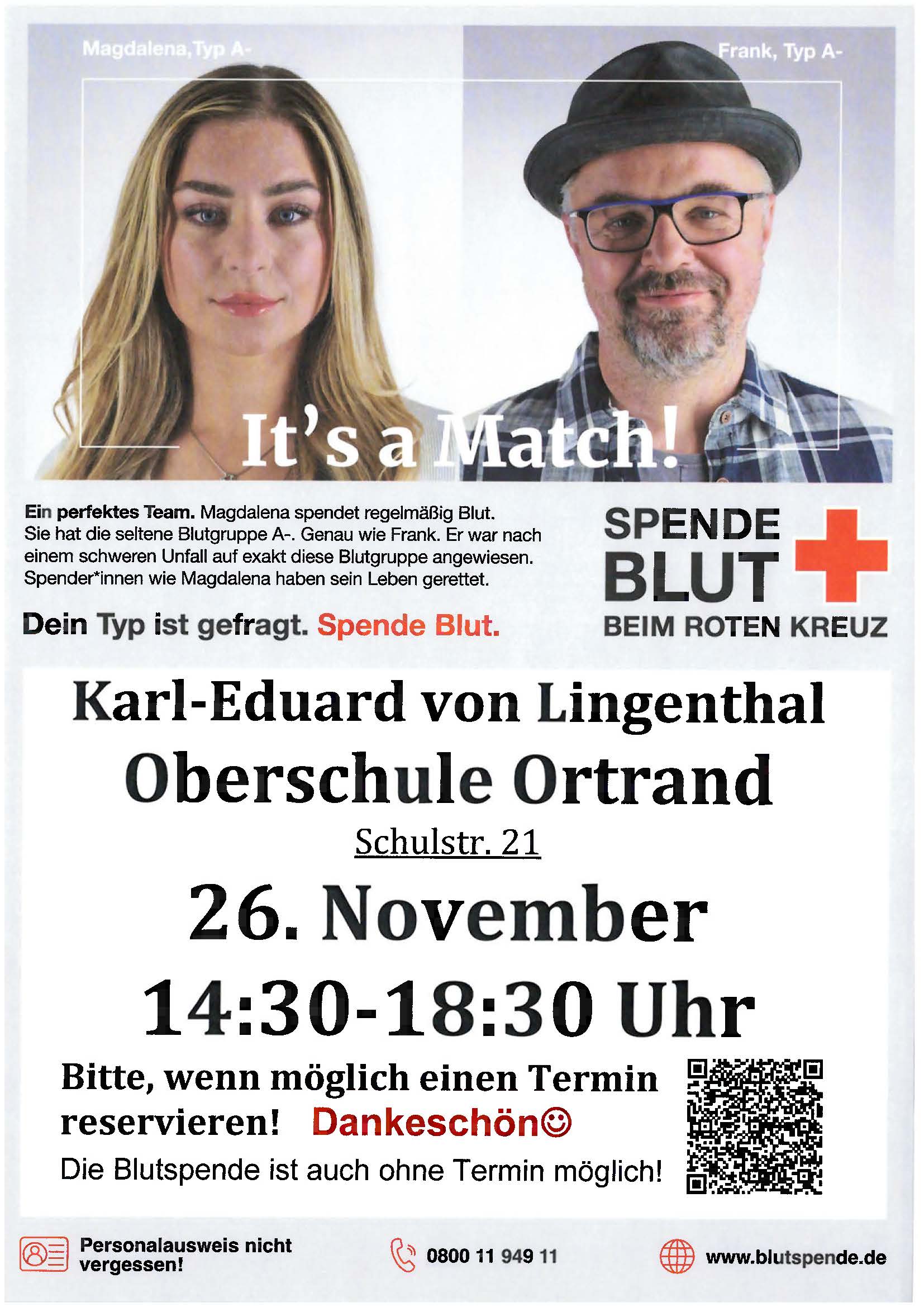 Ortrand Blutspende 26.11.2025